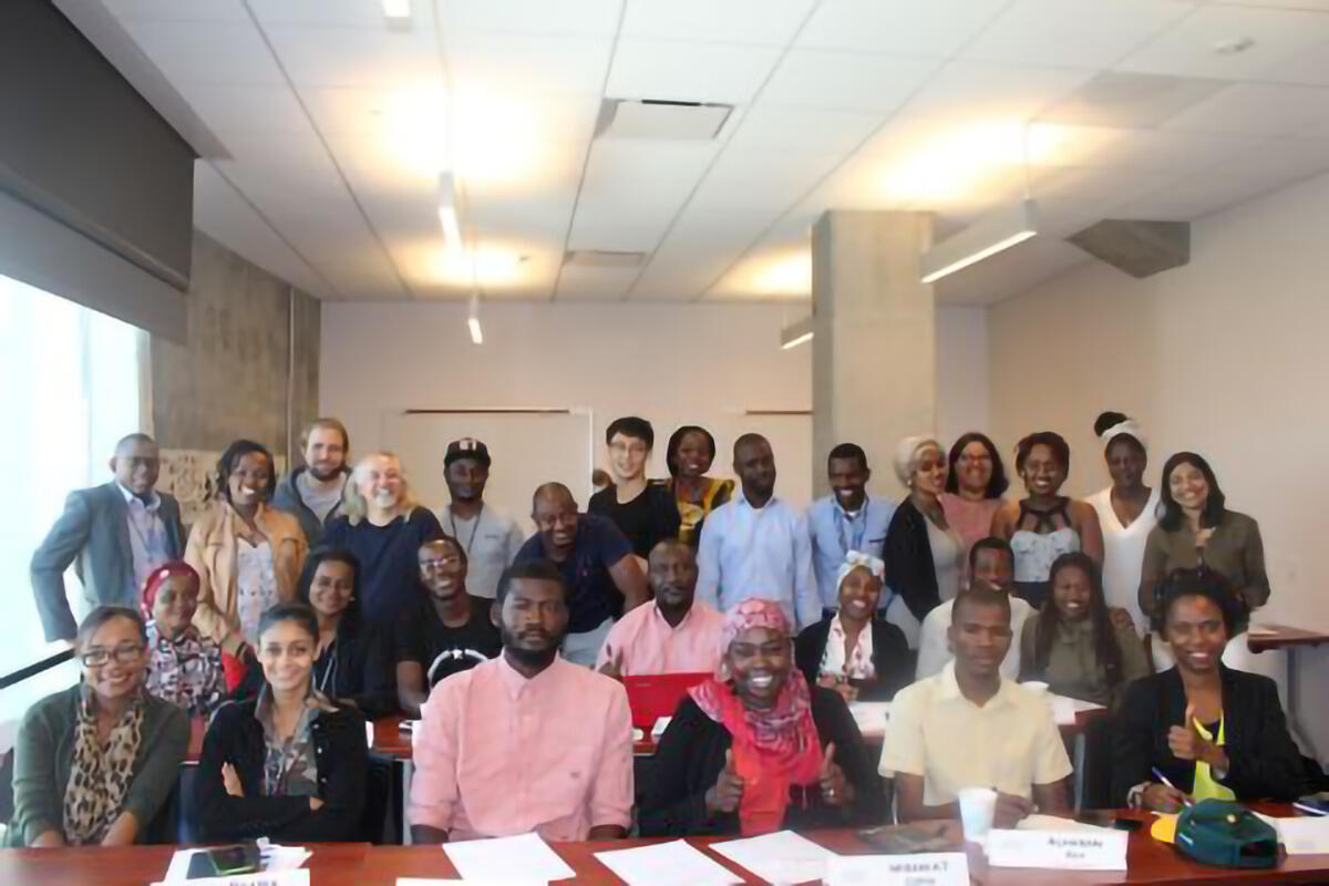 Group photo of GSPP Washington Mandela Fellows